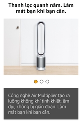 Quạt lọc Dyson Pure Cool™ TP01 (Trắng/Bạc)