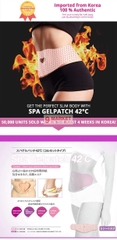 SPA GEL PATCH 42°C – miếng dán tan mỡ bụng