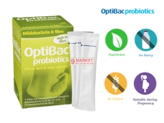 Men Vi Sinh Hỗ Trợ Cải Thiện Táo Bón Optibac Của Anh, 30 gói