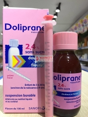 Siro hạ sốt Doliprane 2.4% (100ml)