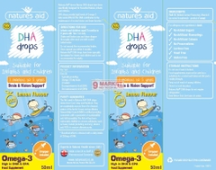 DHA Drops - DHA dạng giọt cho bé từ 3 tháng tới 5 tuổi của Anh