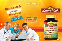Viên uống Nature Made Calcium Magnesium Zinc With Vitamin D3
