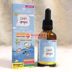 DHA Drops - DHA dạng giọt cho bé từ 3 tháng tới 5 tuổi của Anh