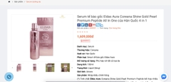 Serum tế bào gốc Eldas Aura Shine Gold Pearl Premium Peptide All in One