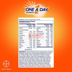 One A Day Multivitamin Health Formula (Dành cho nam/nữ dưới 50 tuổi)