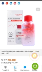 Viên uống trắng da Glutathione Ever Collagen