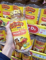 Kẹo dẻo L’il Critters Calcium Gummy Bears bổ sung Vitamin D3.