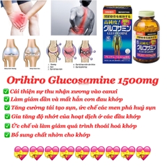 Viên uống Orihiro Glucosamine 1500mg Nhật Bản