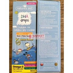 DHA Drops - DHA dạng giọt cho bé từ 3 tháng tới 5 tuổi của Anh