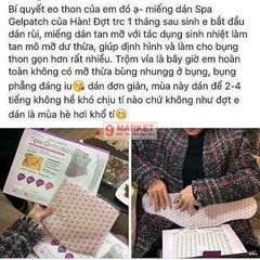 SPA GEL PATCH 42°C – miếng dán tan mỡ bụng