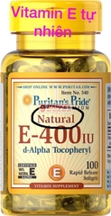 Vitamin E tự nhiên Puritan