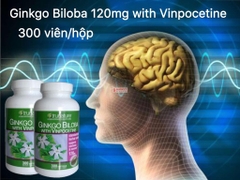 Trunature Ginkgo Biloba 120mg – Viên bổ não giúp tăng cường trí nhớ, chiết xuất từ thiên nhiên