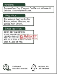 Viên uống lợi sữa Fenugreek Natures Aid 500mg của Anh