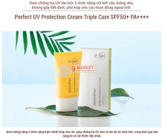 Kem Chống Nắng Innisfree Perfect UV Protection Cream Triple Care SPF 50+ PA+++