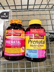 Vitamin Tổng Hợp Cho Bà Bầu Prenatal Multi DHA