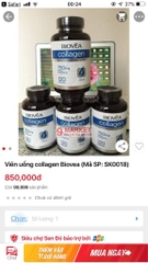 Collagen Biovea 750mg làm đẹp da, bổ sụn khớp 120 viên