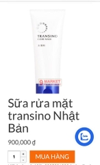 Sữa rửa mặt Transino Clear Wash