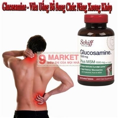 Viên uống bổ khớp Schiff Glucosamine 1500mg plus MSM - Hàng Mỹ