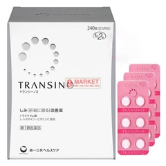 Transino hộp bạc - Viên uống trị nám tàn nhang, hàng nội địa Nhật