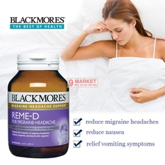 Viên uống giảm đau nửa đầu do rối loạn tiền đình Blackmores Reme-D Migraine Headache