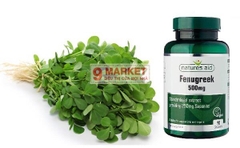 Viên uống lợi sữa Fenugreek Natures Aid 500mg của Anh