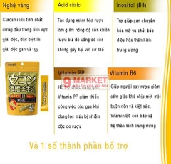 Bột nghệ giải rượu Orihiro Nhật bản