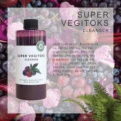 Sữa Rửa Mặt Thải Độc Rau Củ Super Vegitoks Cleanser