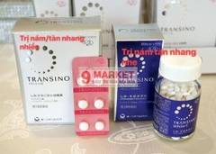 Transino hộp bạc - Viên uống trị nám tàn nhang, hàng nội địa Nhật