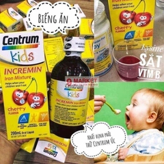 Siro cho trẻ biếng ăn Centrum Kids Incremin Iron Mixture của Úc