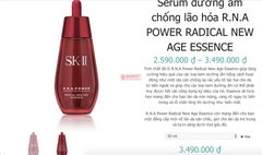 Serum dưỡng ẩm chống lão hóa R.N.A Power Radical New Age Essence