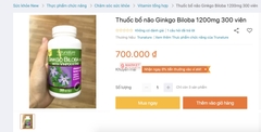 Trunature Ginkgo Biloba 120mg – Viên bổ não giúp tăng cường trí nhớ, chiết xuất từ thiên nhiên