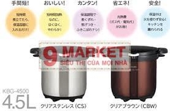 Nồi Ủ Thermos 4.5L (Nội Địa Nhật)