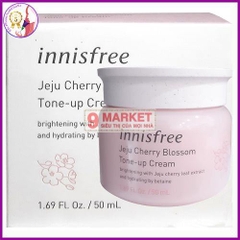 Kem Dưỡng Trắng Da Nâng Tone Tức Thì Innisfree Jeju Cherry Blossom Tone-Up Cream