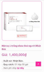 Mặt nạ ủ trắng nhau thai RWINE BEAUTY của Nhật Bản
