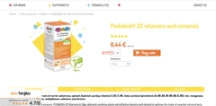 PEDIAKID 22 vitamin - Hàng Pháp