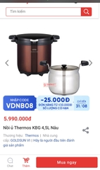 Nồi Ủ Thermos 4.5L (Nội Địa Nhật)