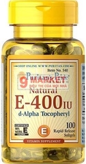 Vitamin E tự nhiên Puritan