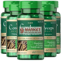 Đông trùng hạ thảo Puritan's Pride Cordyceps Mushroom 750mg