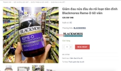 Viên uống giảm đau nửa đầu do rối loạn tiền đình Blackmores Reme-D Migraine Headache