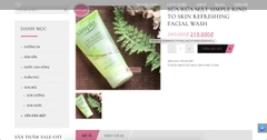 Sữa rửa mặt Simple Kind to Skin Refreshing Facial Wash