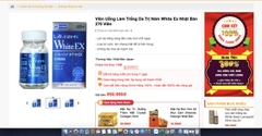 Viên uống trắng da trị nám  White EX của Nhật Bản