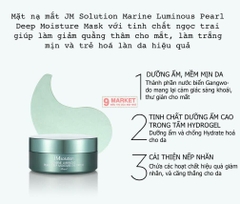 Mặt Nạ Mắt JM Solution Marine Luminous Pearl Deep Moisture Eye Patch