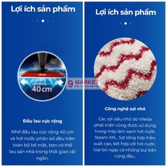 Cây lau nhà hơi nước Vileda​ Steam XXL