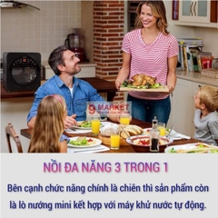 Nồi chiên không dầu Klarstein 14l điện tử AeroVital Easy Touch Hot Air Fryer