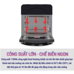 Nồi chiên không dầu Klarstein 14l điện tử AeroVital Easy Touch Hot Air Fryer