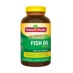 Omega 3 Nature Made Fish Oil 1200mg - 200V