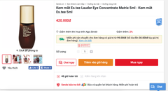 Tinh Chất Dưỡng Chống Lão Hóa Vùng Mắt Estee Lauder Advanced Night Repair Eye Concentrate Matrix