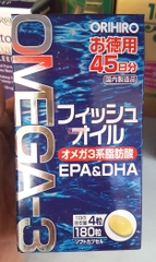 Viên uống Dầu cá Omega 3 - EPA & DHA Orihiro Nhật Bản