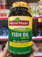 Omega 3 Nature Made Fish Oil 1200mg - 200V