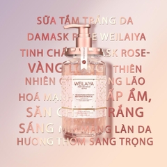 Sữa tắm trắng da cánh hoa hồng Damask Weilaiya Grand Rose Extracts Whitening Shower Gel 450ml